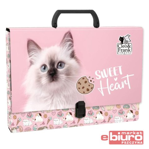 TECZKA TWARDA Z RĄCZKĄ CLEO I FRANK 45 KOT DERFORM
