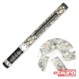 TUBA Z BANKNOTAMI 200PLN 60CM PARTYDECO