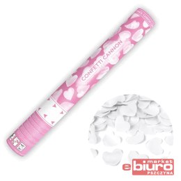 TUBA Z SERCAMI BIAŁY 40CM PARTYDECO