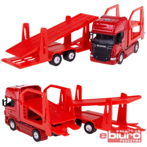 WEELY TRUCK 1:64 SCANIA R730 TRANSPORTER DROMADER