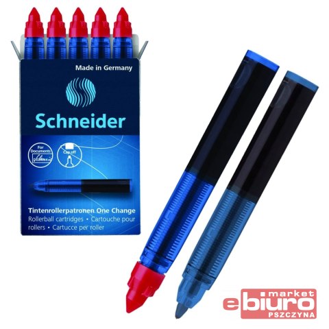 WKŁAD DO PIÓR KULK SCHNEIDER ONE CHANGE 0,6MM CZER