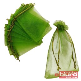 WORECZKI ORGANZOWE 10X15CM WR02 OLIWKOWE A'10 PSH