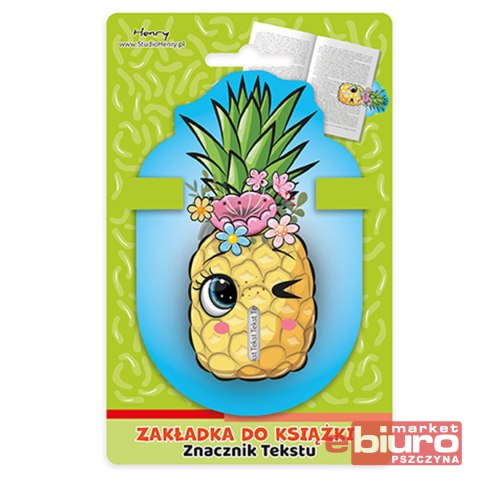 ZAKŁADKA ZNACZNIKI TEKSTU ANANAS HENRY