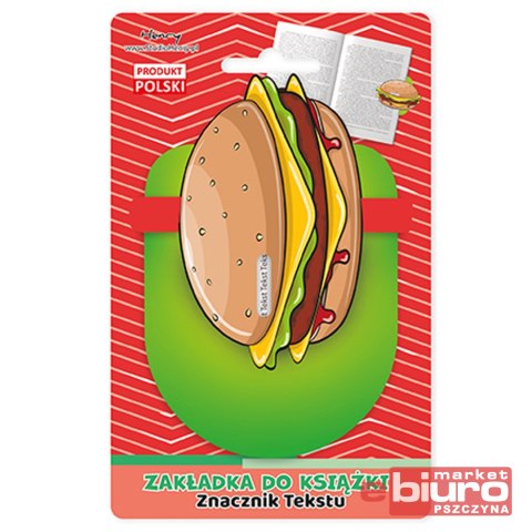 ZAKŁADKA ZNACZNIKI TEKSTU BURGERY HENRY