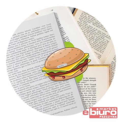 ZAKŁADKA ZNACZNIKI TEKSTU BURGERY HENRY