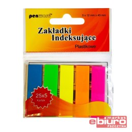ZAKŁADKI INDEKSUJĄCE PLASTIKOWE ZI-10 5X2512MMX45M