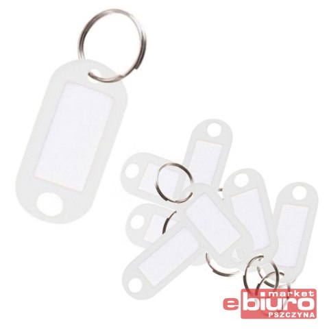 ZAWIESZKA DO KLUCZY D.RECT BIAŁY A'10 009023