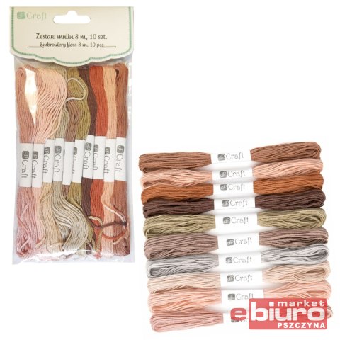 ZESTAW MULIN 8M 10SZT NATURAL DALPRINT