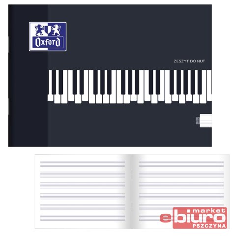 ZESZYT DO NUT OXF A5 16 KARTEK 90K 5 LINIA