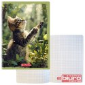 ZESZYT HER ANIMALS A5 16K 70G KRATKA KOLOROWA