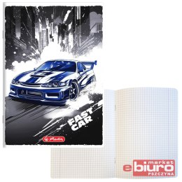 ZESZYT HER FAST CAR A5 16K 70G KRATKA