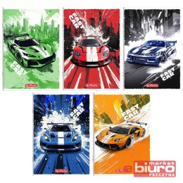 ZESZYT HER FAST CAR A5 16K 70G LINIA