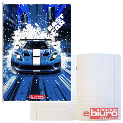 ZESZYT HER FAST CAR A5 32K 70G KRATKA
