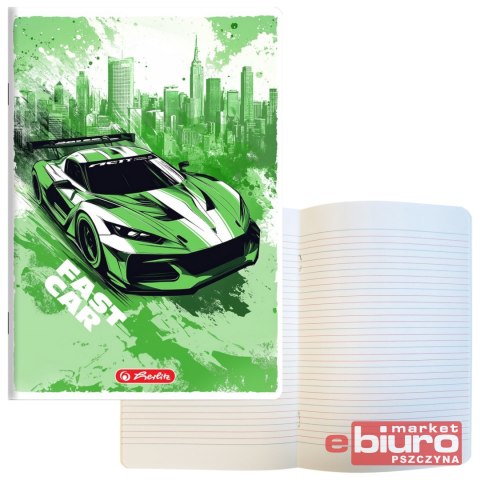 ZESZYT HER FAST CAR A5 32K 70G LINIA