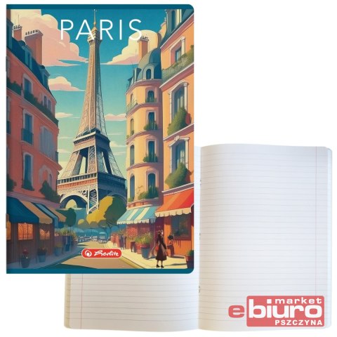 ZESZYT HER RETRO CITY A4 96K 70G LINIA