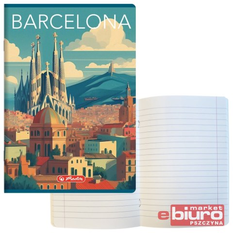ZESZYT HER RETRO CITY A5 60K 70G LINIA
