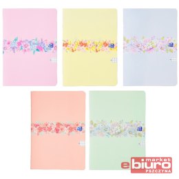 ZESZYT OXF FLOWERS A5 60K MIX