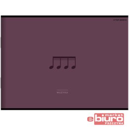 ZESZYT TOP MUZYKA A5 16K 706 5 LINIA