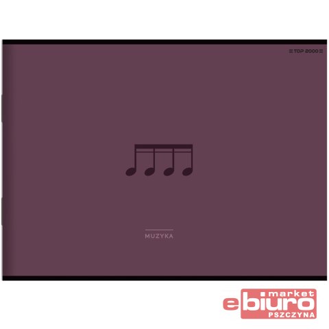ZESZYT TOP MUZYKA A5 16K 706 5 LINIA