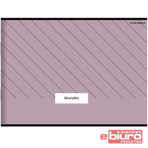 ZESZYT TOP MUZYKA A5 16K 706 5 LINIA