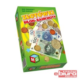 ZŁOTÓWKI BILON-BANKNOTY DO ZABAWY DO NAUKI
