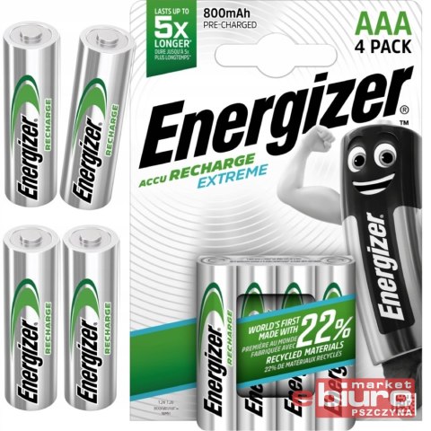 AKUMULATORKI ENERGIZER AAA 800 mAh HR03 A'4