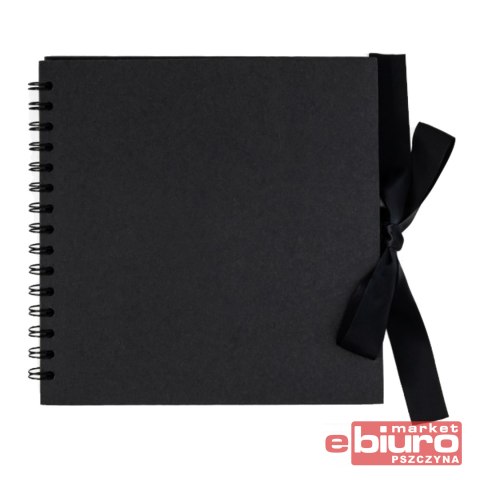 ALBUM DO ZDOBIENIA CZARNY 205X205MM 35 KARTEK