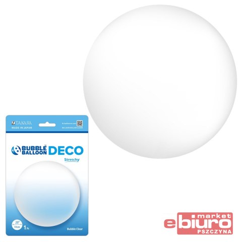 BALON TAKARA DECO BUBBLE CLEAR 20" GODAN
