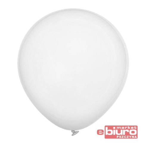 BALONY DECOMEX 5' PASTELOWE WHITE 100SZT GODAN