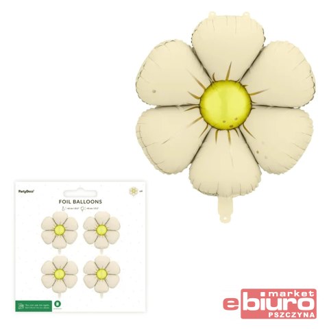 BALONY FOL DO GIRLAND STOKROTKI KREM ŚR65CM A'4 PD