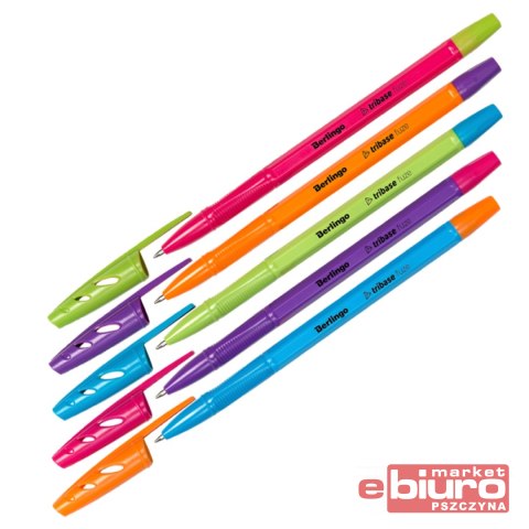 BERLINGO DŁUGOPIS KULKOWY TRIBASE FUZE NIEB 0,7MM