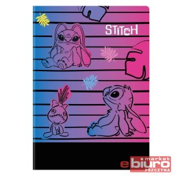 DISNEY BLACK ZESZYT A4 60K KRATKA WZ 3 STITCH