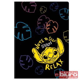 DISNEY BLACK ZESZYT A4 60K LINIA WZ 2 STITCH