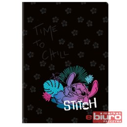 DISNEY BLACK ZESZYT A4 60K LINIA WZ 3 STITCH