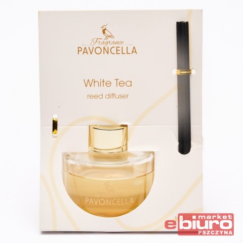 DYFUZOR ZAPACHOWY Z PATYCZKAMI WHITE TEA 100ML PAVONCELLA