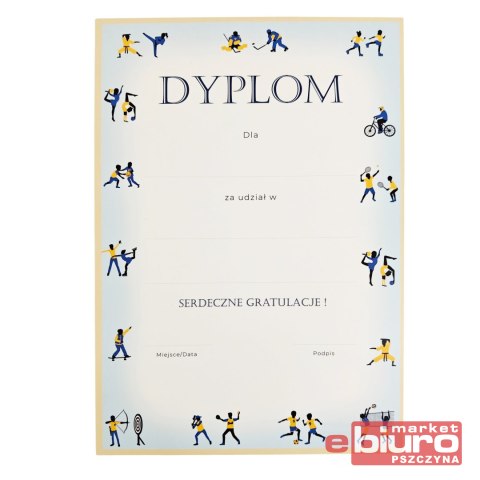 DYPLOM DYSCYPLINY W RAMCE 25 SZTUK HENRY