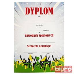 DYPLOM ZAWODY SPORTOWE KIBICE 25 SZTUK HENRY
