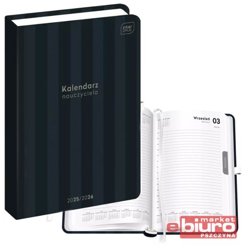 KALENDARZ NAUCZYCIELA A5 352 NAVY INTERDRUK