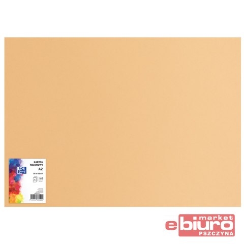 KARTON OXF A2 160G 16 JASNOBRĄZOWY