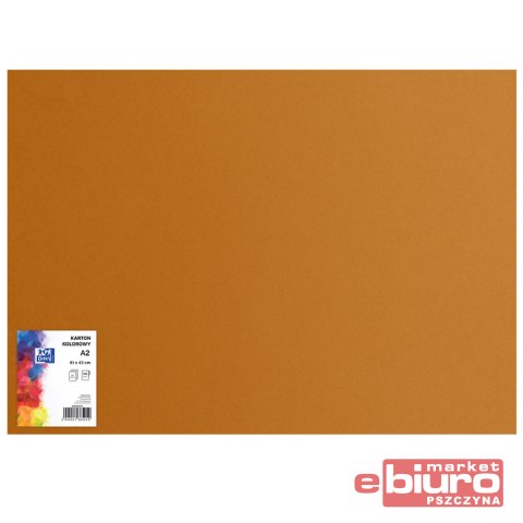 KARTON OXF A2 160G 19 BRĄZOWY