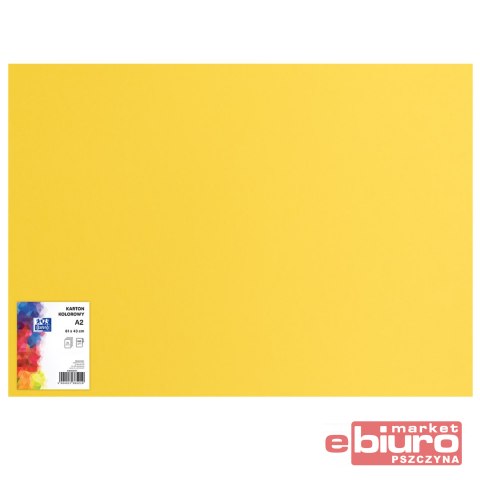 KARTON OXF A2 160G 57 ZÓŁTY