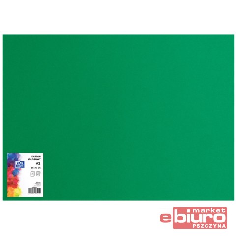 KARTON OXF A2 160G 63 CIEMNOZIELONY