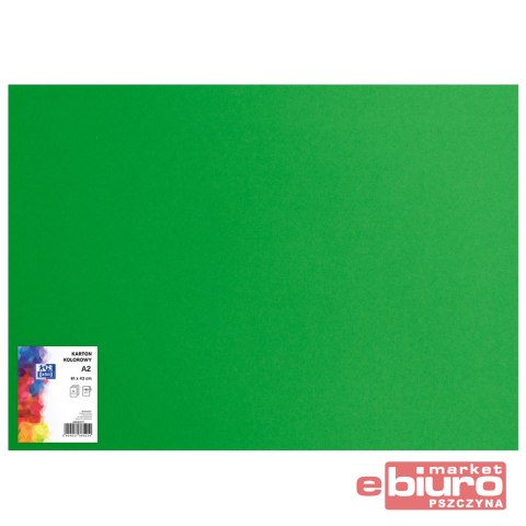 KARTON OXF A2 160G 68 ZIELONY
