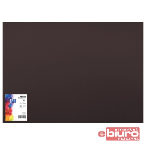 KARTON OXF A2 160G BRĄZOWY