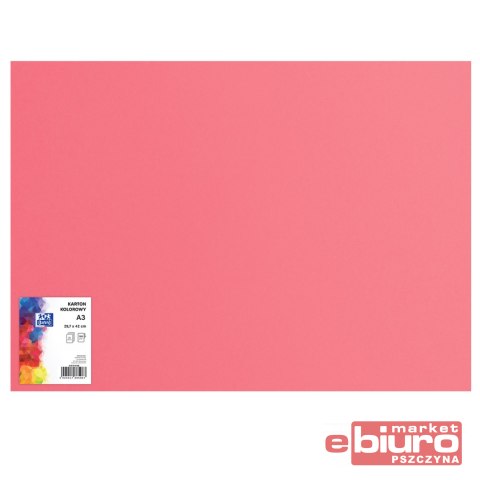 KARTON OXF A3 160G 22 RÓŻOWY