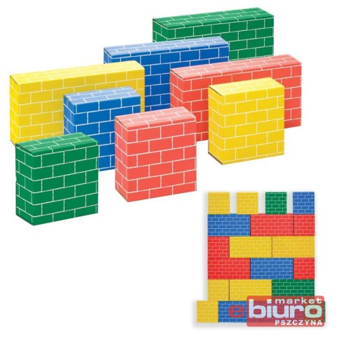 KARTONOWE KLOCKI 4 KOLORY 40SZT FELLOWES 043859.03