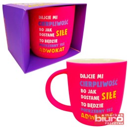 KUBEK NEONOWY RÓŻOWY QN-003 PASSION