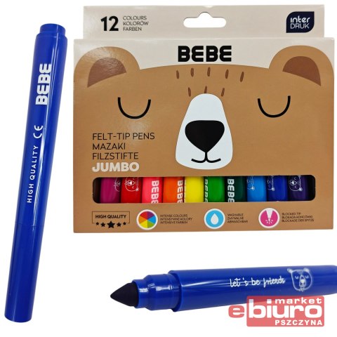 MAZAKI JUMBO 12 KOL BEBE FRIENDS INTERDRUK