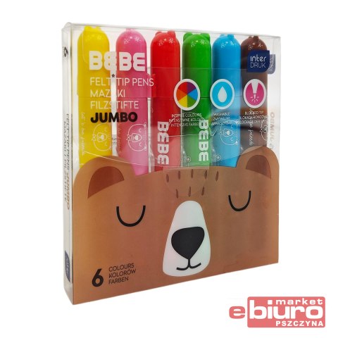 MAZAKI JUMBO 6 KOL BEBE FRIENDS INTERDRUK