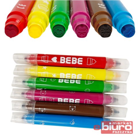 MAZAKI JUMBO ZE STEMP 6SZT BEBE FRIEND INTERDRUK